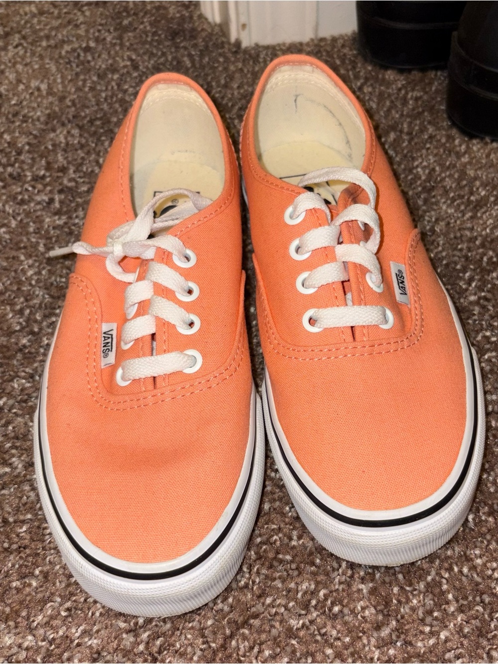 Vans Women's Canvas Low-Top Sneakers - Coral